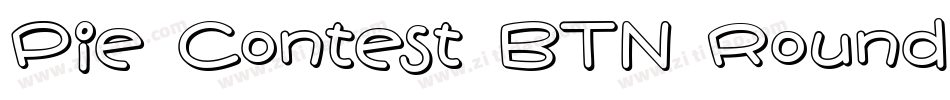 Pie Contest BTN Round Lt字体转换